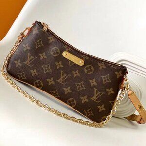 Louis Vuitton Shoulder Bag Pochette Liv Brown LV M83008